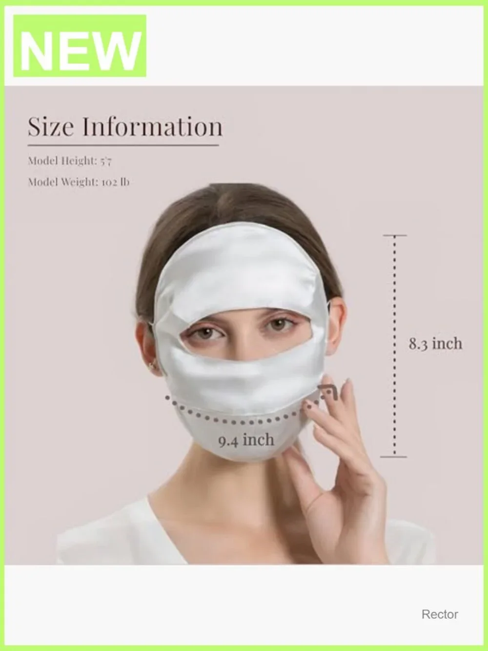 Mulberry Silk UPF 50+ Balaclava Full Face Sun Protection Mask Forehead Coverage